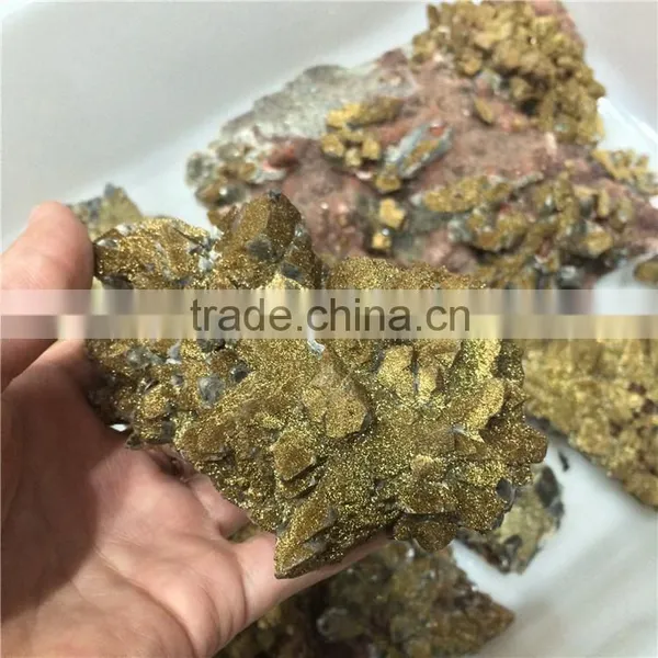 Natural Black Crystal Morion And Chalcopyrite Rough Stones photo-5
