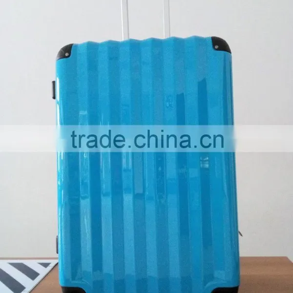 Quality Trendy ABS+PC Fashion Bright Trolley Luggage Set
