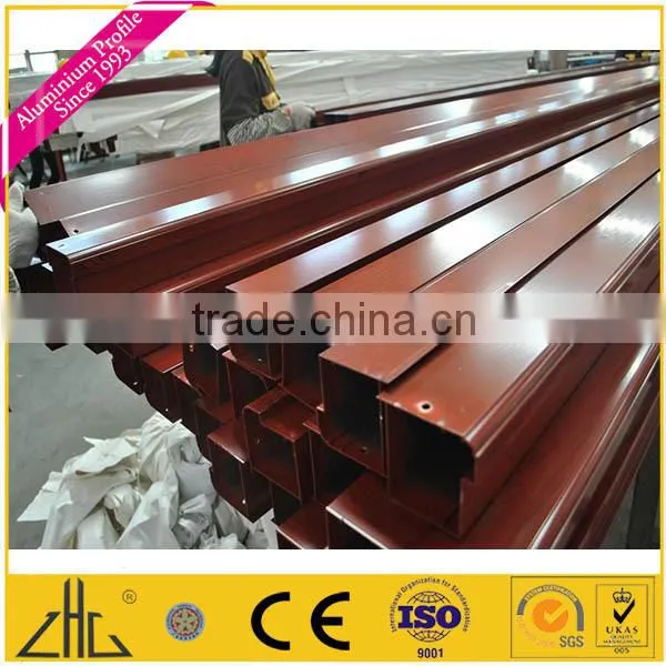 Wow!! Profiled Aluminium Window Frame Factory/ Marble Color, Ceramics Pattern, Wooden Grains Aluminium Profile for Window Frames photo-6