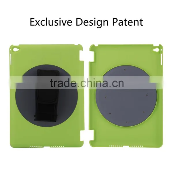 Special Design 360 Rotating Handheld PU Cover for Ipad Air 2 Case photo-3