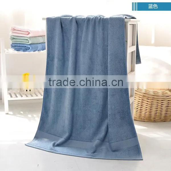 Wholesale Plain Dyed Bamboo Towels Bath Towel Soprt Towel Made in China photo-3