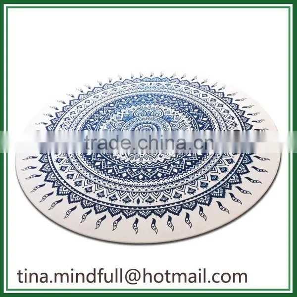 Wholesale Custom Printed Gym Portable Rubber Floor Mat photo-3