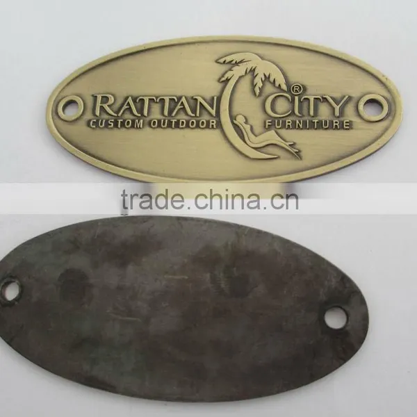 Rattan Outdoor Furniture Nameplate