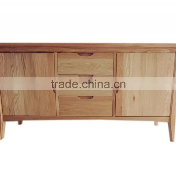 Oak Nature Color 1 Drawer Night Stand for Bedroom Set photo-3