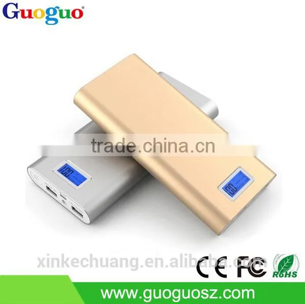 Hot Sale Fast Charging Two Outputs Smart Power Bank With Bule LCD Screen photo-2