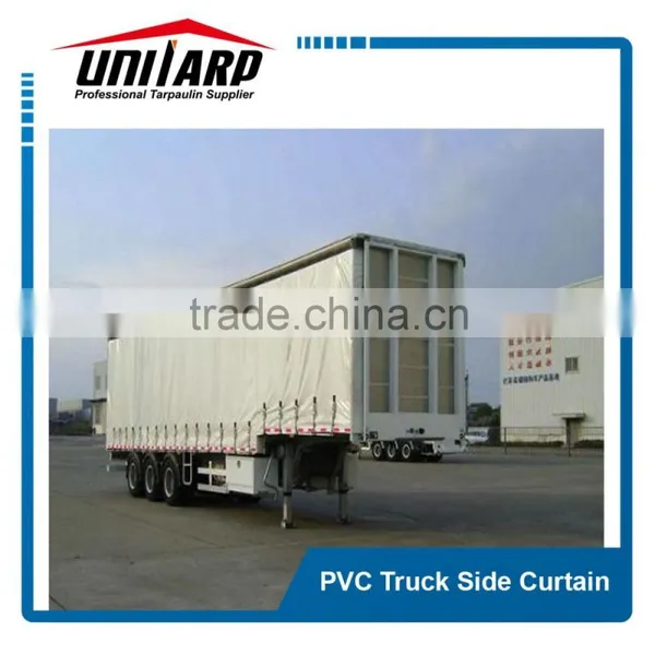 Open Top Container/Truck Side Curtains , PVC Container/Truck Cover