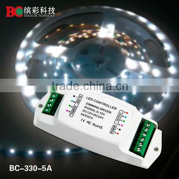 Bincolor BC-330-5A 3 Channels 5A/CH 0-10V Dimming Driver DC12-24V photo-4