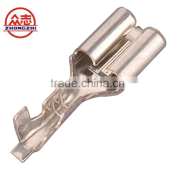Female automotive car connector brass socket terminal DJ623-W4.8A.BT