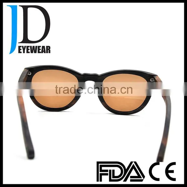 2016 FDA Wholesale Mirror Lens China Bamboo Sunglasses Custom Logo Polarized Wooden Sunglasses photo-5