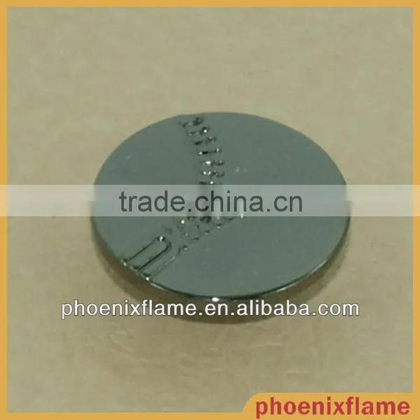 Zipper Pattern Jeans Button