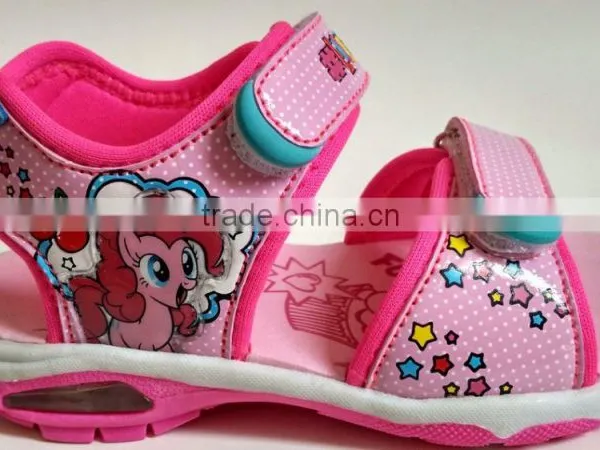 X17017 2016 Wholesale Girls pu Sandals Children Sandals photo-2
