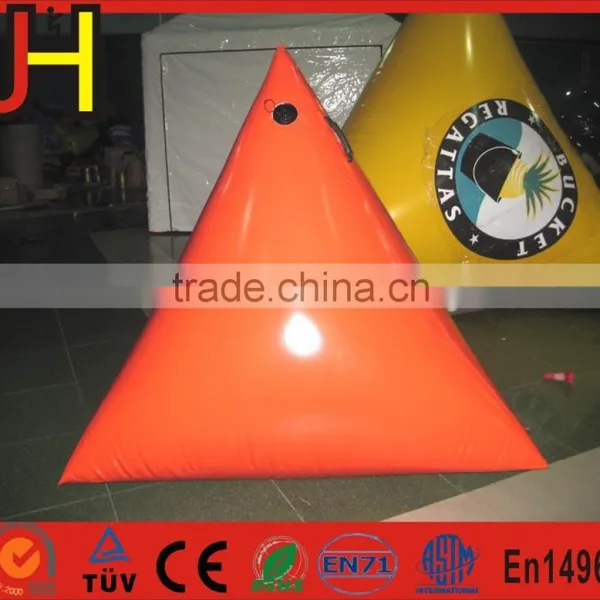 Wholesale Cheap Inflatable Branded Triangle Water Buoy photo-6