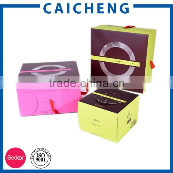 China Manufacturer Cupcake Box Cake Paper Box photo-3