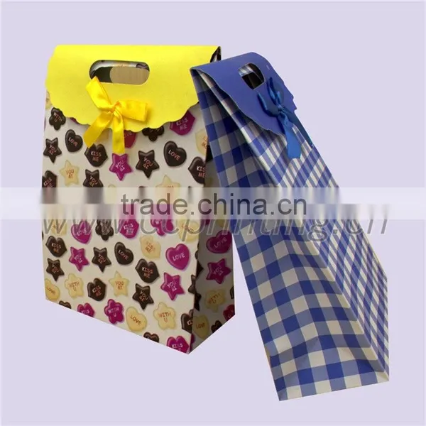 China Custom Kids Birthday Party Gift Paper Bags With Handles photo-4