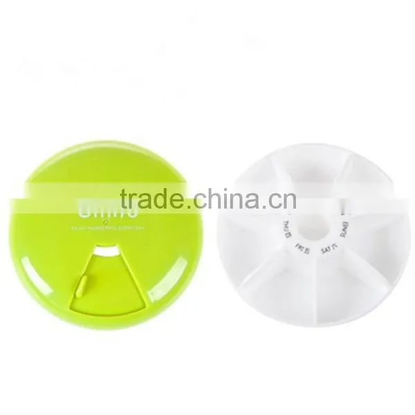 Quality New Arrival Plastic Pill Splitter Weekly Pill Box photo-2