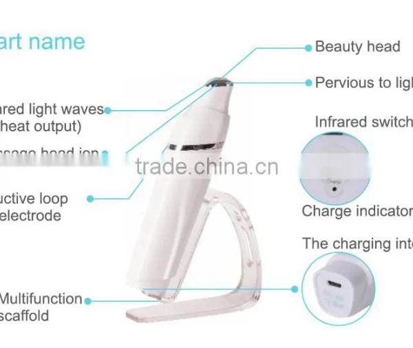 Ultrasound Facial at Home Electric Eye Wrinkle Remover Pen Magnetic Eye Care Massager photo-6
