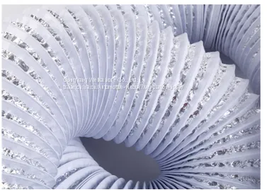 Aluminum Foil PVC Composite Ventilation Pipe