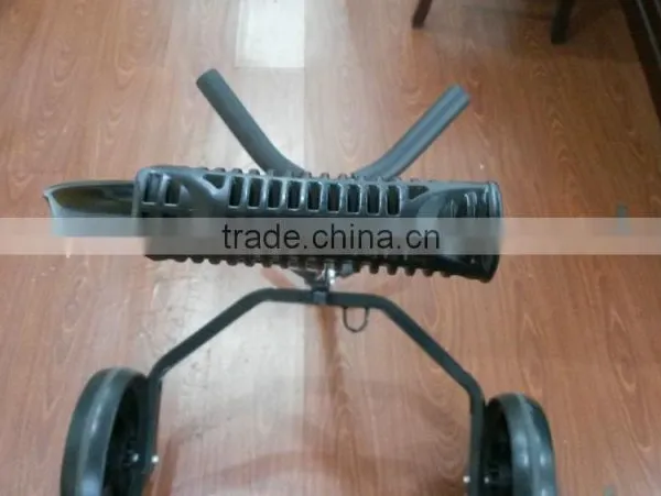 2015 High Performance 2 wheel Golf Rental trolley with detachable upper bracket