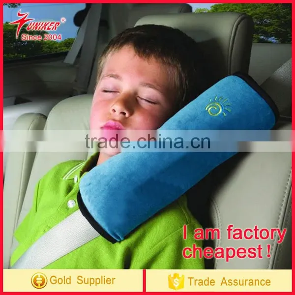 Car Safety Belt Protect Shoulder Pad Seat Belt Cushion Car Decoration Pillows Support for Children Sleeping