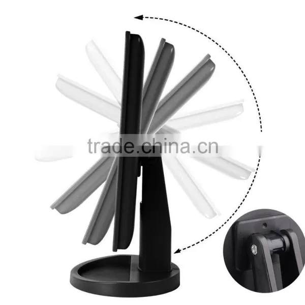 Makeup Mirror With 18 LED Light Desktop Mirror photo-2