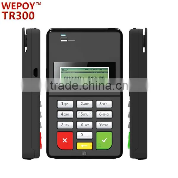 EMV PCI Mobile Bluetooth Card Swipe Machine With Keyboard photo-4
