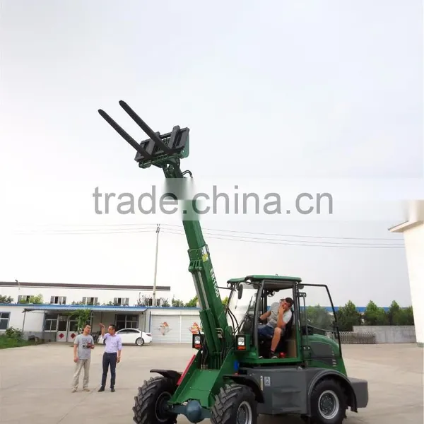 EVERUN New Design Telescopic Arm Mini Wheel Loader ER1500 photo-3