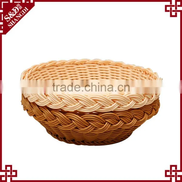 Plastic Rattan Empty Picnic Baskets Wholesale for Fruit Display photo-3