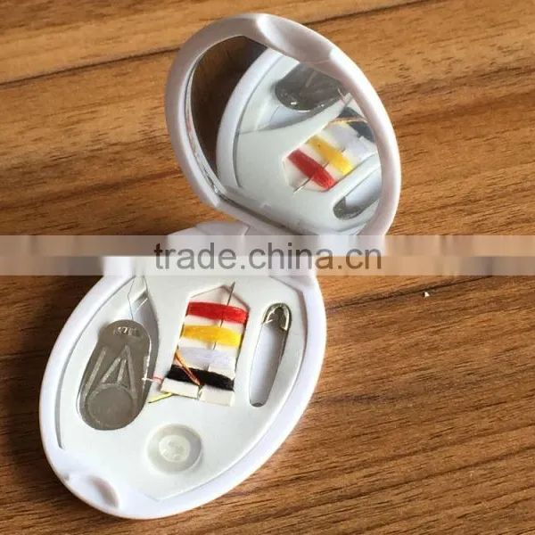 2016 New Promotion Gift Product Sewing Set With Comb Make up Mirror Needlework Set photo-5