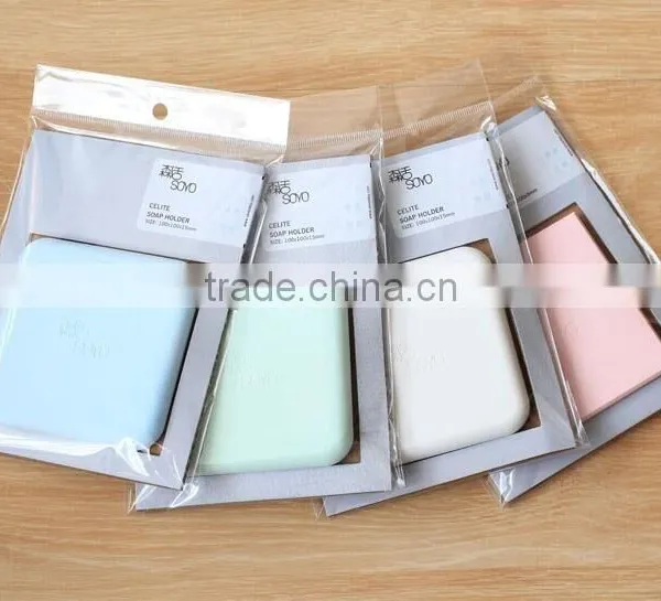 Creative Household Environmental Diatomaceous Earth Round/Square Soap Holder Eradicate Odor Water Absorption Soap Box photo-5