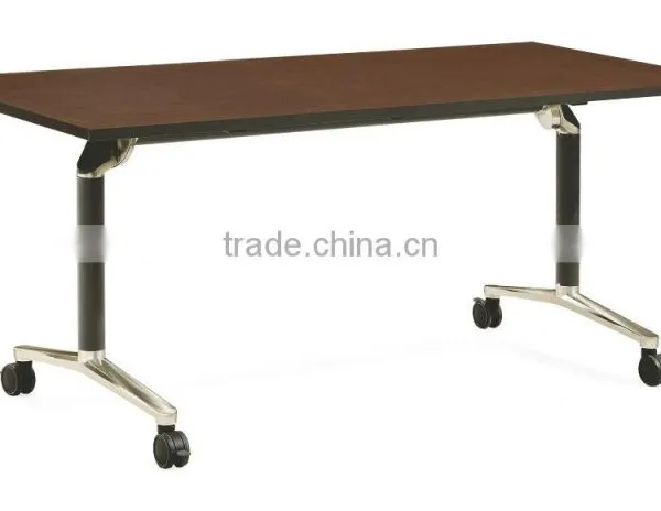 Quality Modern Multifunctional Simple Folding Movable Conference Table Tradining Table LQ-CFT005 photo-3