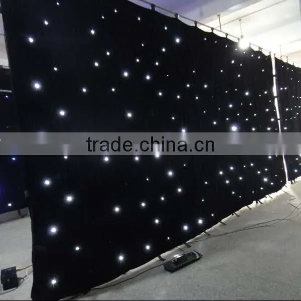 20cm Led Video Black Fireproof Cloth Curtain photo-5