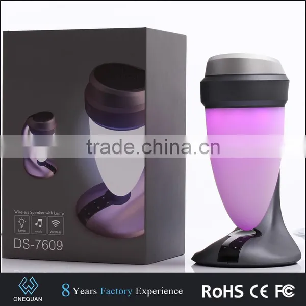 2017 Trending Products Hand Free Wireless AUX FM Bluetooth Speaker With Led Light photo-6