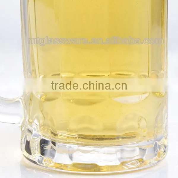Clear Machine Made Glass Beer Mug 1.5 Liter photo-3