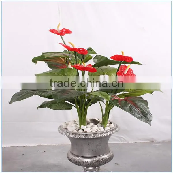 Fake Flower Plant Wholesale Bonsai Plants Plastic Anthuriums Plants for Sale photo-3