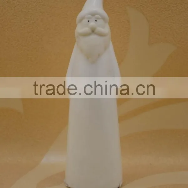 Decorative Christmas Ceramic With White Santa Claus Shape for Wholesale photo-3