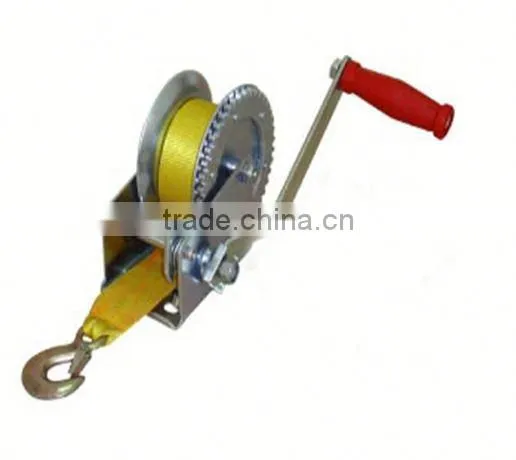 362873-2 Strap 1400 Lbs Capacity 2100 Lbs Breaking Force 4:1 Gear Ratio Hand Winch photo-2
