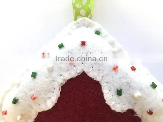 Christmas House Felt Miniature House photo-3