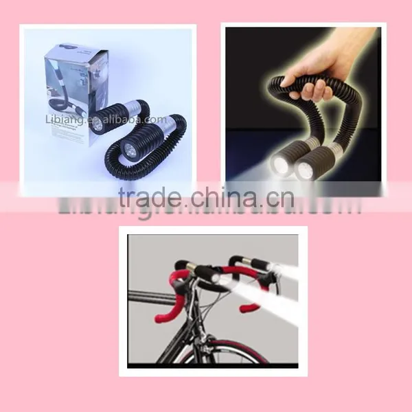 High Quality Double Heads 24pcs LED Deformed Flashlight photo-2
