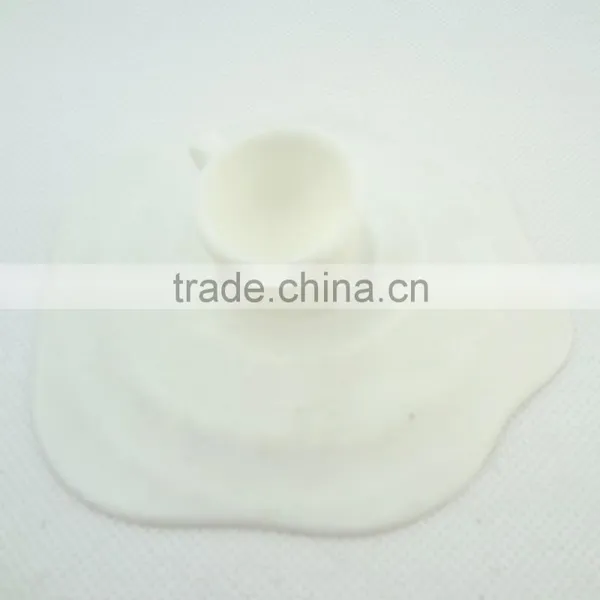 Fda Silicone Rubber Anti-dust Airtight Seal Silicone Drink Cup Lids With Cup Heard Silicone Tea Cup photo-2