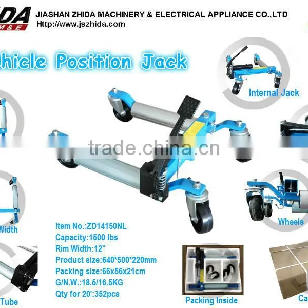 1500LB GoJack Right Hand Internal Pump Vehicle Dolly Caster Sold Individually photo-1