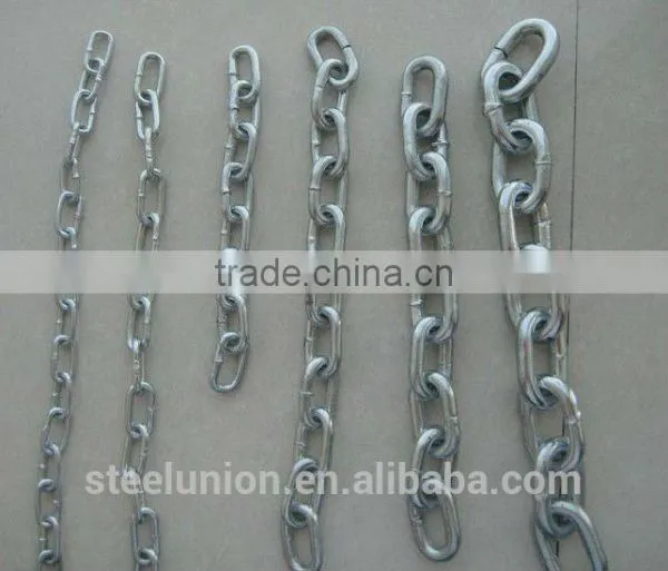 High Quality Small Steel Chain Galvanized Steel Link Chain photo-2