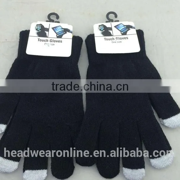 Specialty Custom Practical Mobile Phone and Tablet Computer Touch Screen Gloves photo-2