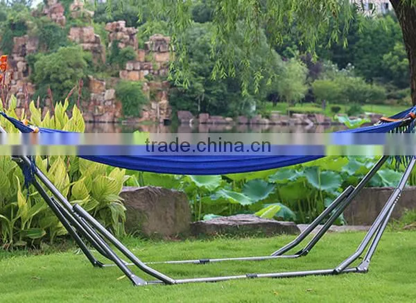 T33 Folded Warm Weather Mesh Fabric Double Portable Camping Hammock photo-2