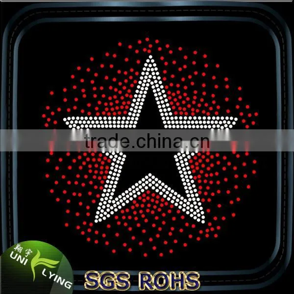 2017 Latest Custom Fashion Rhinestone Hotfix Transfer Motif photo-3
