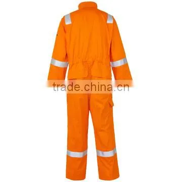 100%cotton Fire Retardant Coverall With Reflective Tape/ Safety Workwear photo-2