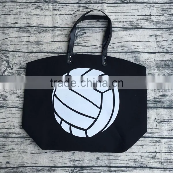 2017 Canvas Cheap Travel Personalized Tote Bag With Leather Handles photo-4