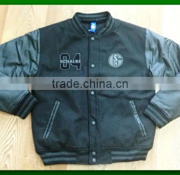 Man Wool Varsity Winter Jacket Coat photo-4