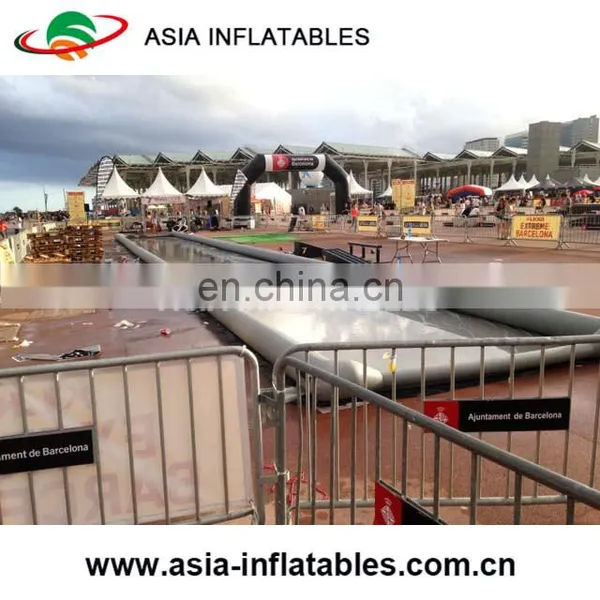 Factory Supply Giant Inflatable Single Lane Slide City, Floating Slide For Sale photo-3