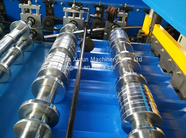 Roof Wall Panel IBR Trapezoidal Roll Forming Machine Metal PPGI Galvanized Steel Profile Lines photo-5