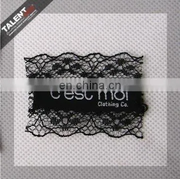 Customized Special Design Cotton Label Stitched Lace for Ladies Garment photo-4